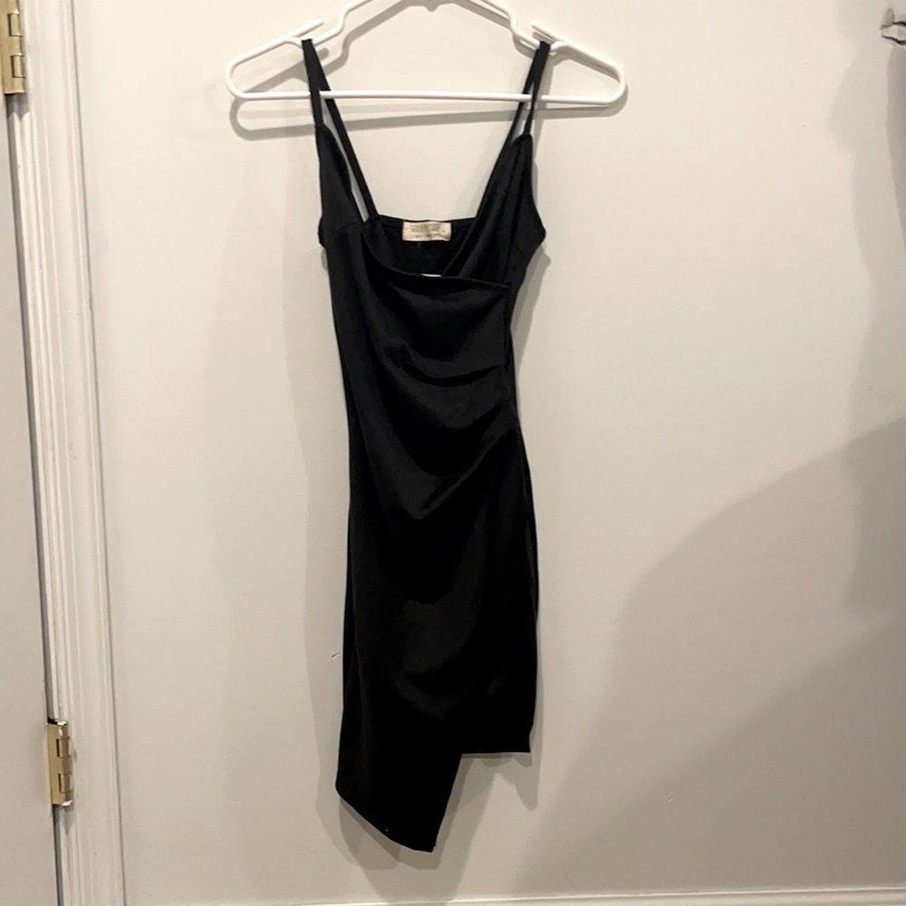 Black mini dress